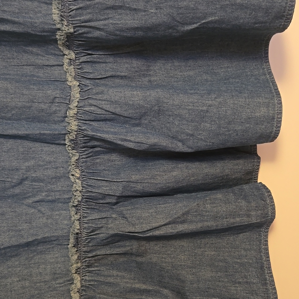 Universal Thread Blue Peplum Blouse - Picture 2 of 6